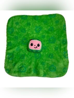 Cocomelon Lovey 11” Security Blanket Watermelon Ladybug Green.